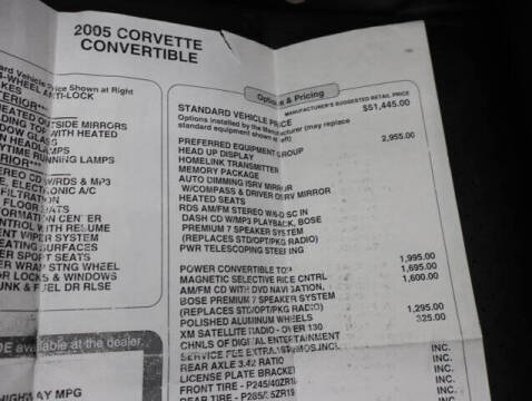 2005 Chevrolet Corvette