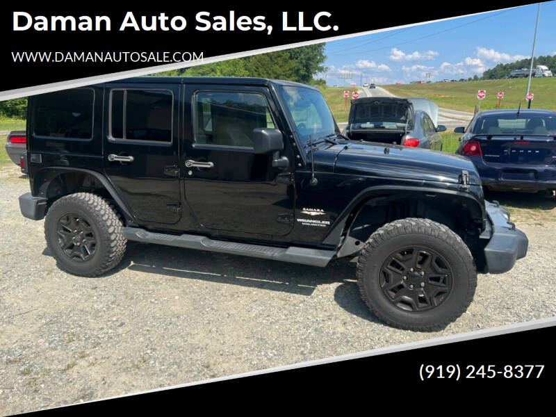 2015 Jeep Wrangler Unlimited for sale at Daman Auto Sales, LLC. in Efland NC