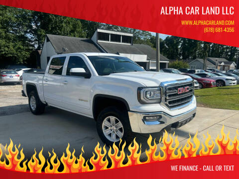 2016 GMC Sierra 1500 for sale at Alpha Car Land LLC in Snellville GA