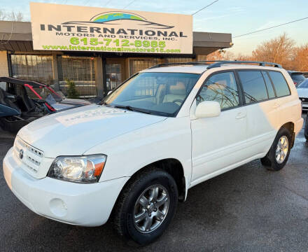 2005 Toyota Highlander for sale at International Motors & Services Inc. in Nashville TN