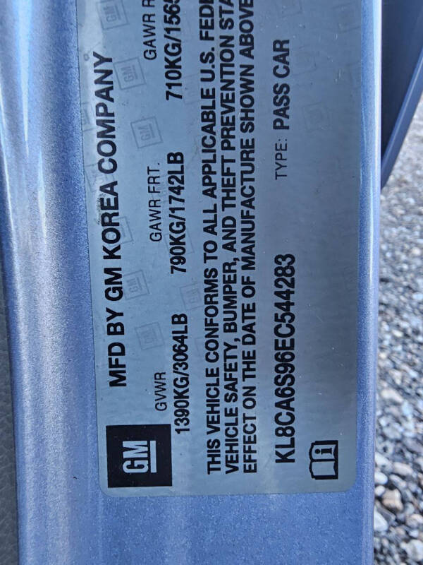 2014 Chevrolet Spark LS Manual