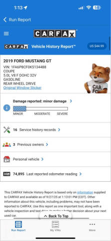 2019 Ford Mustang GT