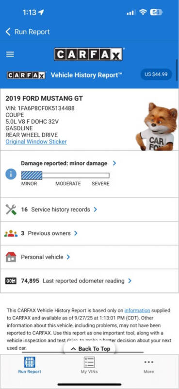 2019 Ford Mustang GT