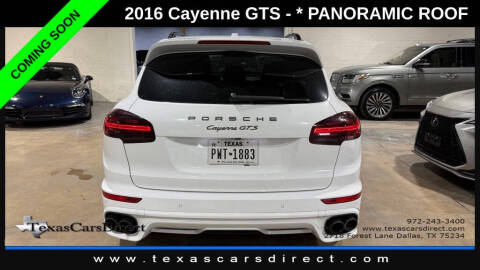 2016 Porsche Cayenne GTS