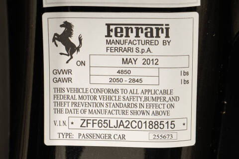 2012 Ferrari California