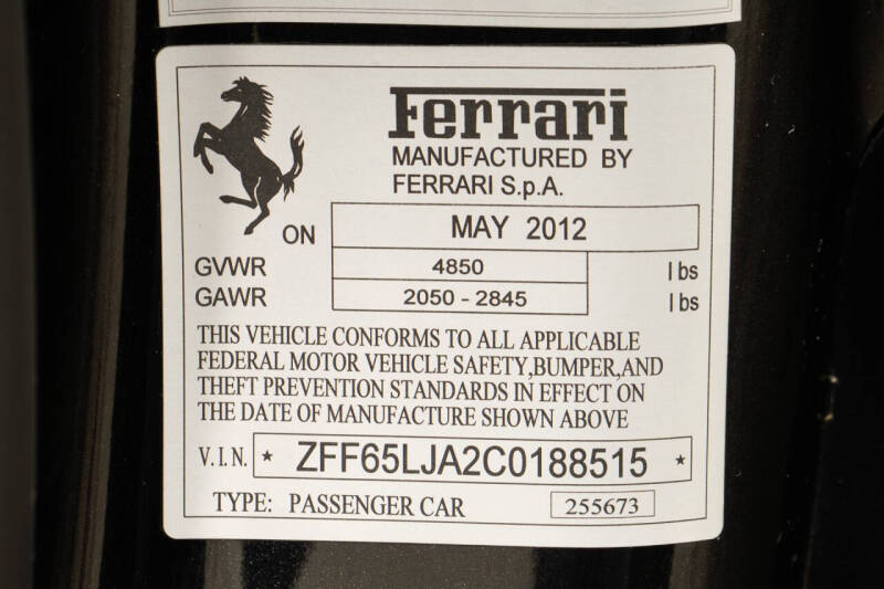 2012 Ferrari California