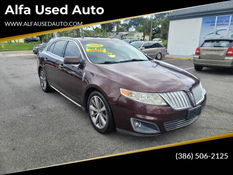 2009 Lincoln MKS for sale at Alfa Used Auto in Holly Hill FL