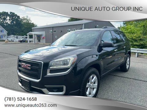2014 GMC Acadia for sale at Unique Auto Group Inc in Whitman MA