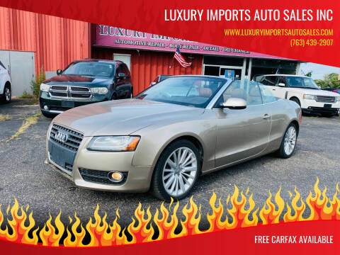 2011 Audi A5 for sale at LUXURY IMPORTS AUTO SALES INC in North Branch MN