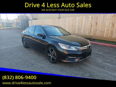 2017 Honda Accord for sale at Drive 4 Less Auto Sales in Houston TX