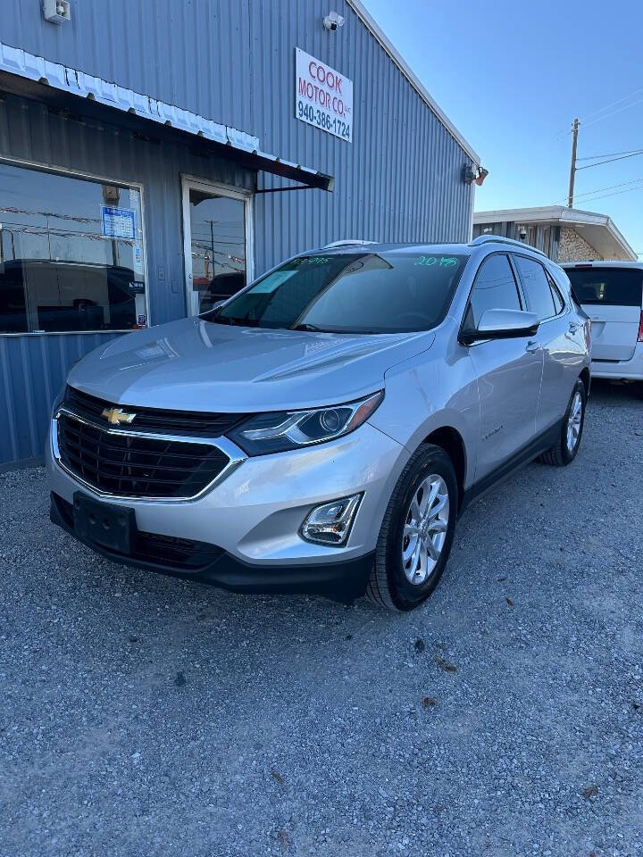 2018 Chevrolet Equinox for sale at COOK MOTOR CO LLC in Wichita Falls, TX