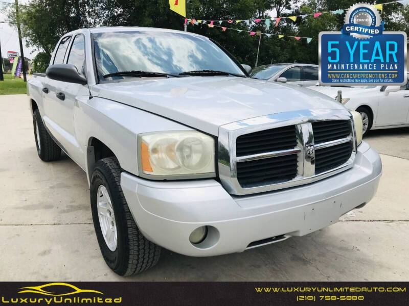 2006 Dodge Dakota for sale at LUXURY UNLIMITED AUTO SALES in San Antonio TX