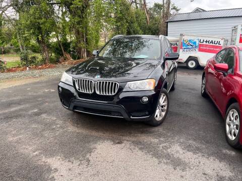 2013 BMW X3 for sale at Moore's Motors in Burlington NC