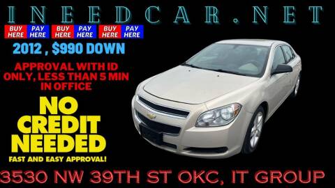 2012 Chevrolet Malibu for sale at IT GROUP in Oklahoma City OK