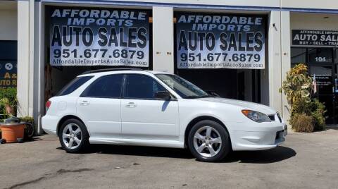 2006 Subaru Impreza for sale at Affordable Imports Auto Sales in Murrieta CA