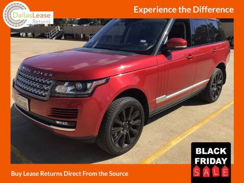 2017 Land Rover Range Rover for sale at Dallas Auto Finance in Dallas TX