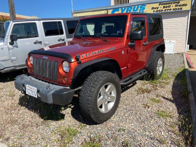 2009 Jeep Wrangler for sale at Cyrus Auto Sales in San Diego CA