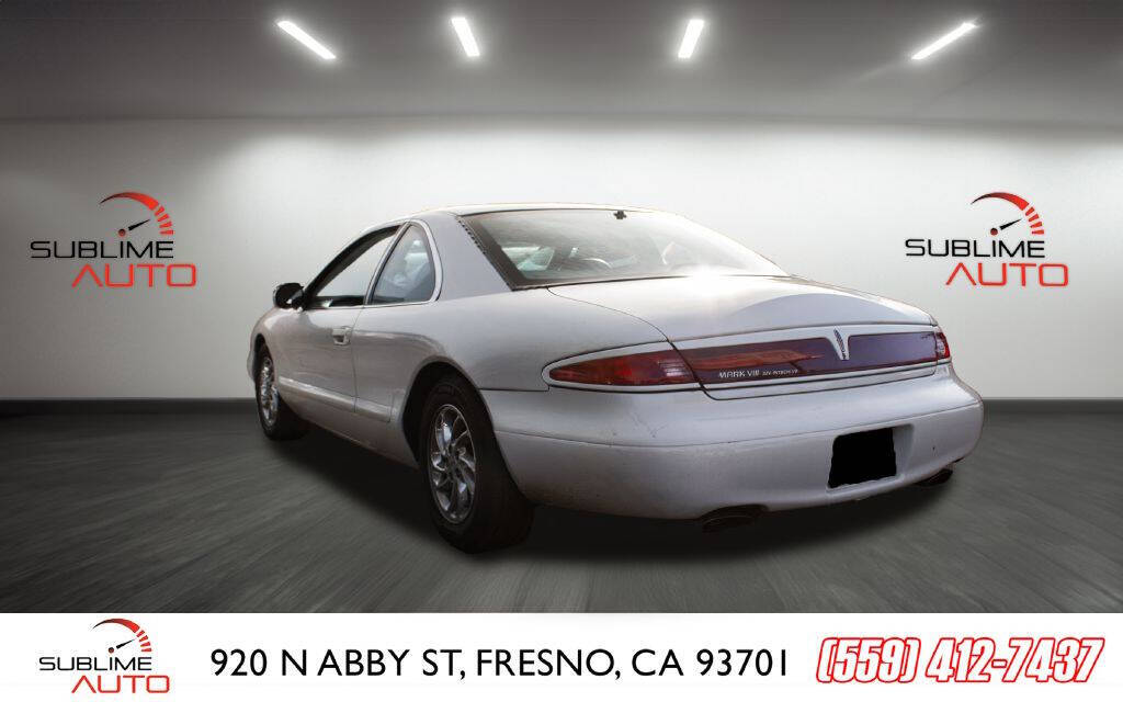 1998 Lincoln Mark VIII for sale at SUBLIME AUTO in Fresno, CA