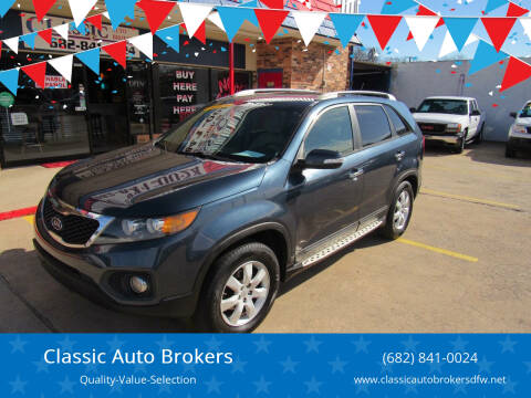 2011 Kia Sorento for sale at Classic Auto Brokers in Haltom City TX