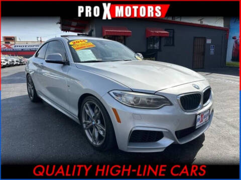 2014 BMW 2 Series for sale at Pro X Motors in South Gate CA