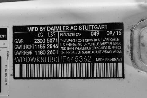 2017 Mercedes-Benz C-Class AMG C 63 S