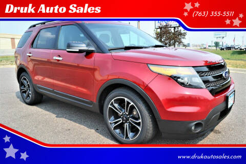 2013 Ford Explorer for sale at Druk Auto Sales in Ramsey MN