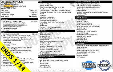2024 BMW X3 sDrive30i