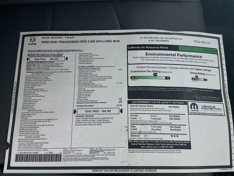 2026 RAM 2500 Tradesman