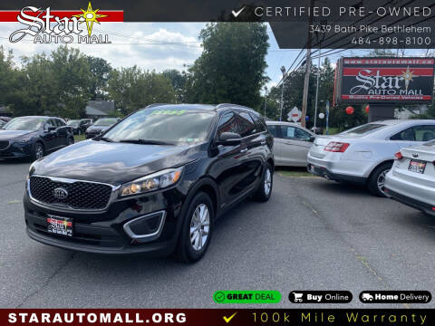 2017 Kia Sorento for sale at STAR AUTO MALL 512 in Bethlehem PA