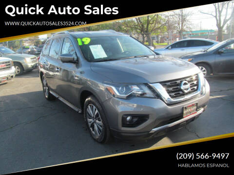 2019 Nissan Pathfinder for sale at Quick Auto Sales in Ceres CA