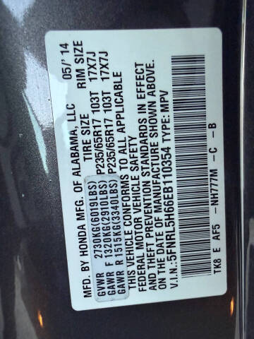 2014 Honda Odyssey EX-L