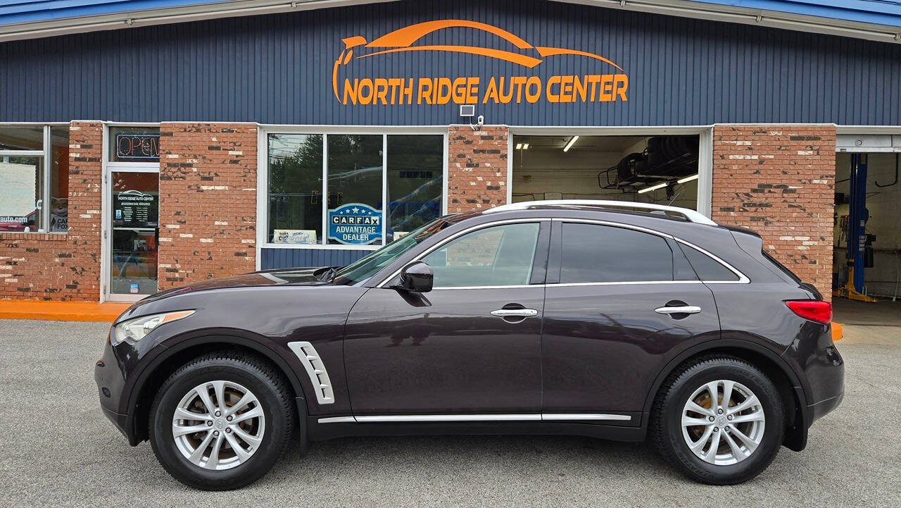 2010 INFINITI FX35 for sale at North Ridge Auto Center LLC in Madison, OH