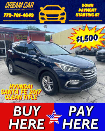 2017 Hyundai Santa Fe Sport for sale at DREAM CARS in Stuart FL