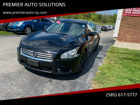 2012 Nissan Maxima for sale at PREMIER AUTO SOLUTIONS in Spencerport NY