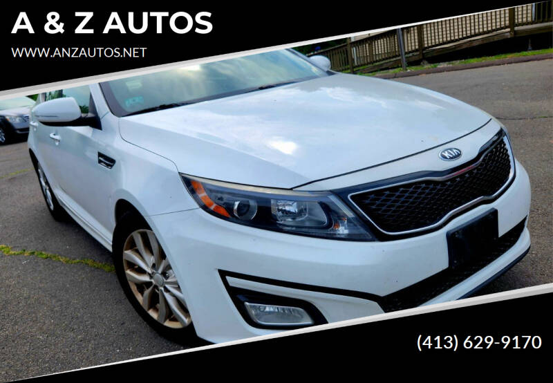 2014 Kia Optima for sale at A & Z AUTOS in Westfield MA