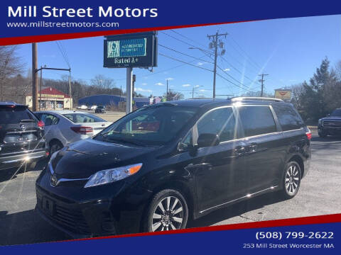 2020 Toyota Sienna for sale at Mill Street Motors in Worcester MA