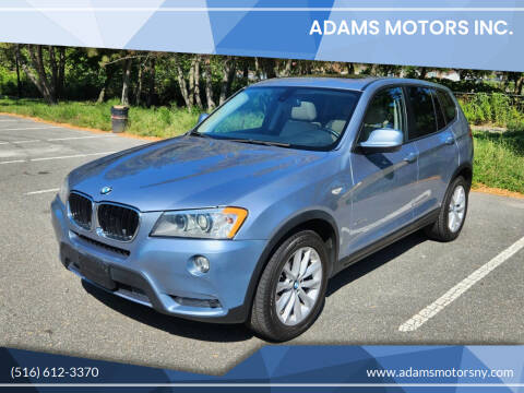 2013 BMW X3 for sale at Adams Motors INC. in Inwood NY