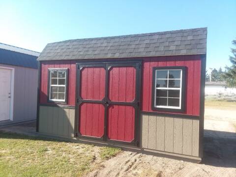 CUSTOM SHEDS ON HWY 10 10x16 SIDE LOFTED BARN SOLD for sale at Dave's Auto Sales & Service in Weyauwega WI