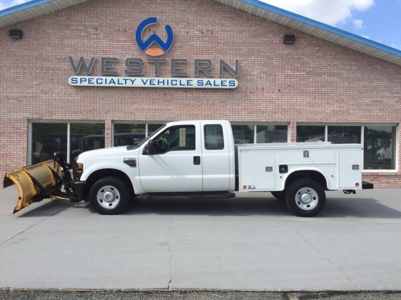 2009 Ford F350 Service Truck w/ Plow for sale at Western Specialty Vehicle Sales in Braidwood IL