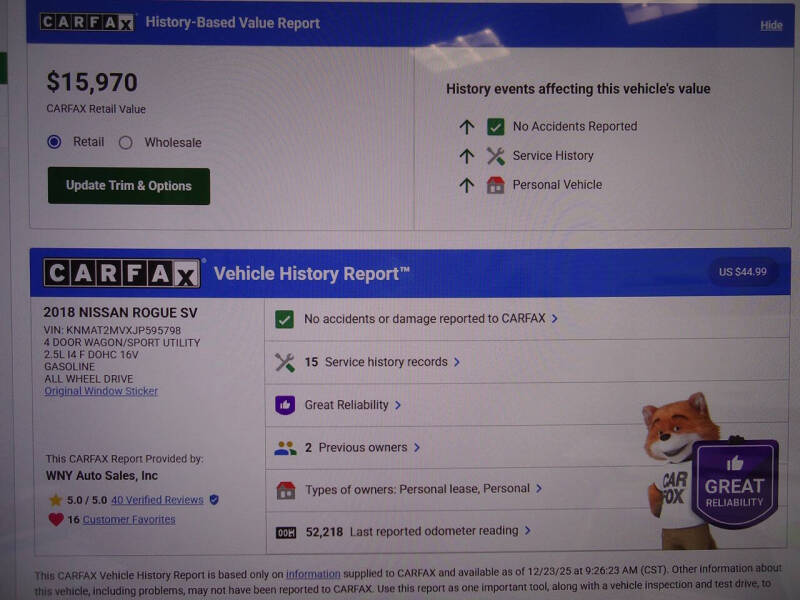 2018 Nissan Rogue SV