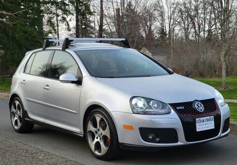 2007 Volkswagen GTI for sale at CLEAR CHOICE AUTOMOTIVE in Milwaukie OR
