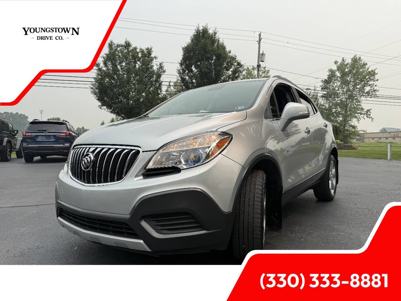 Quicksilver Metallic/Dark Argent Metallic 2015 Buick Encore SUV / Crossover All-Wheel Drive 6-Speed Automatic