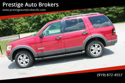 2006 Ford Explorer for sale at Prestige Auto Brokers in Raleigh NC