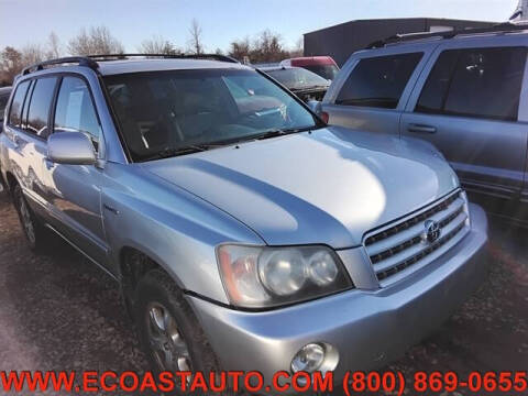 2001 Toyota Highlander for sale at East Coast Auto Source Inc. in Bedford VA