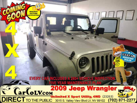 2009 Jeep Wrangler Unlimited for sale at The Car Company in Las Vegas NV