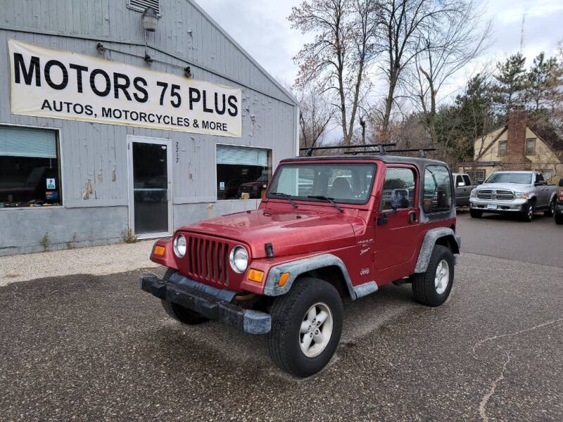 1999 Jeep Wrangler for sale at Motors 75 Plus in Saint Cloud MN