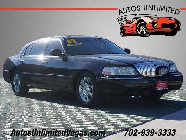 2007 Lincoln Town Car for sale at Autos Unlimited in Las Vegas NV