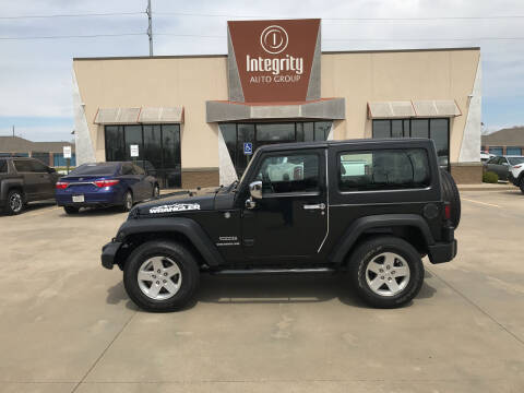 2012 Jeep Wrangler for sale at Integrity Auto Group in Wichita KS