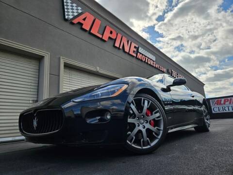 2009 Maserati GranTurismo for sale at Alpine Motors Certified Pre-Owned in Wantagh NY