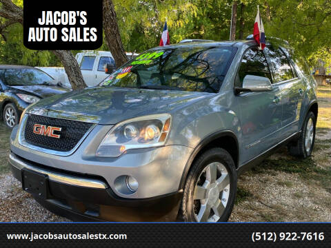 2008 GMC Acadia for sale at JACOB'S AUTO SALES in Kyle TX